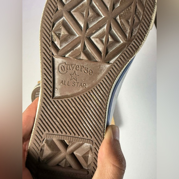 Vintage Converse Made in USA Shoes M 3 W 5 low white Chuck Taylor - Picture 13 of 13